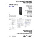 Sony NWZ-S636F, NWZ-S636FK, NWZ-S638F, NWZ-S639F, NWZ-S736F, NWZ-S738F, NWZ-S739F Service Manual