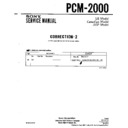 pcm-2000 service manual