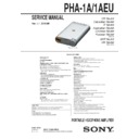 Sony PHA-1A, PHA-1AEU Service Manual