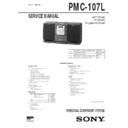 Sony PMC-107L, PMC-20L Service Manual