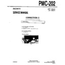 Sony PMC-202 (serv.man5) Service Manual