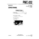 Sony PMC-202 (serv.man6) Service Manual