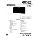 Sony PMC-202 Service Manual