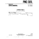 Sony PMC-301L (serv.man3) Service Manual