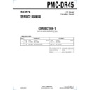 Sony PMC-DR45 (serv.man2) Service Manual