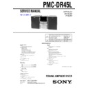 Sony PMC-DR45L Service Manual