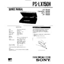 Sony PS-LX150H Service Manual