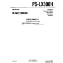 Sony PS-LX300H (serv.man2) Service Manual