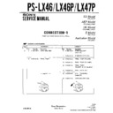 Sony PS-LX46, PS-LX46P, PS-LX47P (serv.man3) Service Manual