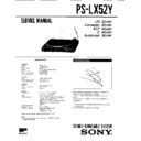 Sony PS-LX52Y Service Manual