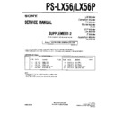 Sony PS-LX56, PS-LX56P (serv.man2) Service Manual