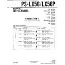 Sony PS-LX56, PS-LX56P (serv.man4) Service Manual