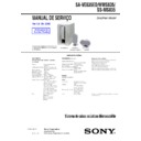 Sony SA-VE835ED, SA-WMS835, SS-MS835 (serv.man2) Service Manual