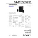 sa-wfs3, ss-fs3 service manual