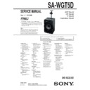 sa-wgt5d service manual