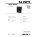 sa-wm250 service manual