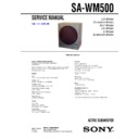 sa-wm500 service manual