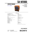 sa-wx900 service manual