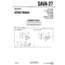 Sony SAVA-27 (serv.man2) Service Manual