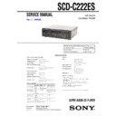 scd-c222es service manual
