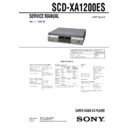 scd-xa1200es service manual