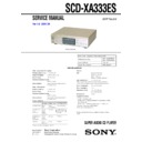 scd-xa333es service manual