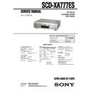 scd-xa777es service manual