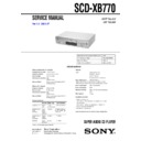 scd-xb770 service manual