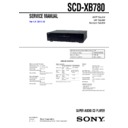scd-xb780 service manual