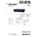 scd-xb790 service manual