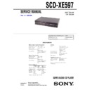 scd-xe597 service manual