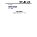 Sony SCD-XE600 (serv.man2) Service Manual