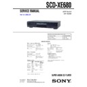 scd-xe680 service manual