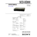scd-xe800 service manual