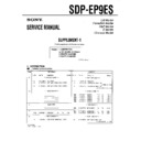 sdp-ep9es (serv.man2) service manual