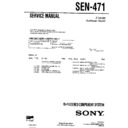 Sony SEN-471 Service Manual