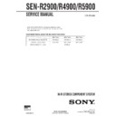 Sony SEN-R2900, SEN-R4900, SEN-R5900 Service Manual