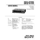 seq-d705 service manual