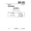 Sony SRF-220 (serv.man2) Service Manual