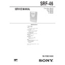 srf-46 service manual