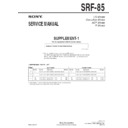 srf-85 (serv.man3) service manual