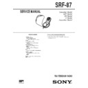 Sony SRF-87 (serv.man2) Service Manual