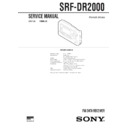 srf-dr2000 service manual