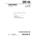 srf-h4 service manual