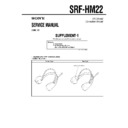 Sony SRF-HM22 (serv.man3) Service Manual