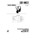 srf-hm22 service manual