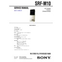 srf-m10 service manual