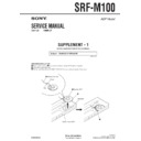 Sony SRF-M100 (serv.man2) Service Manual