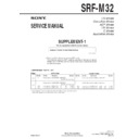 Sony SRF-M32 (serv.man2) Service Manual
