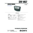 srf-m37 service manual
